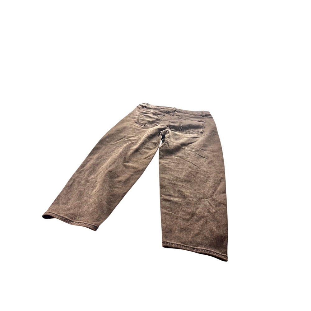 Time and Tru Brown High Rise Barrel Jeans Baggy Retro Relaxed Pants Womens Sz 18